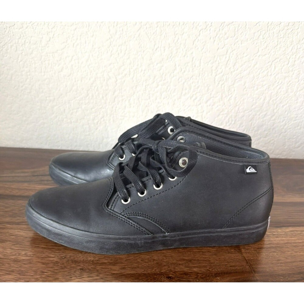 Mens Quicksilver Shore Break Mid Top Casual Shoes Size 7 Black, new